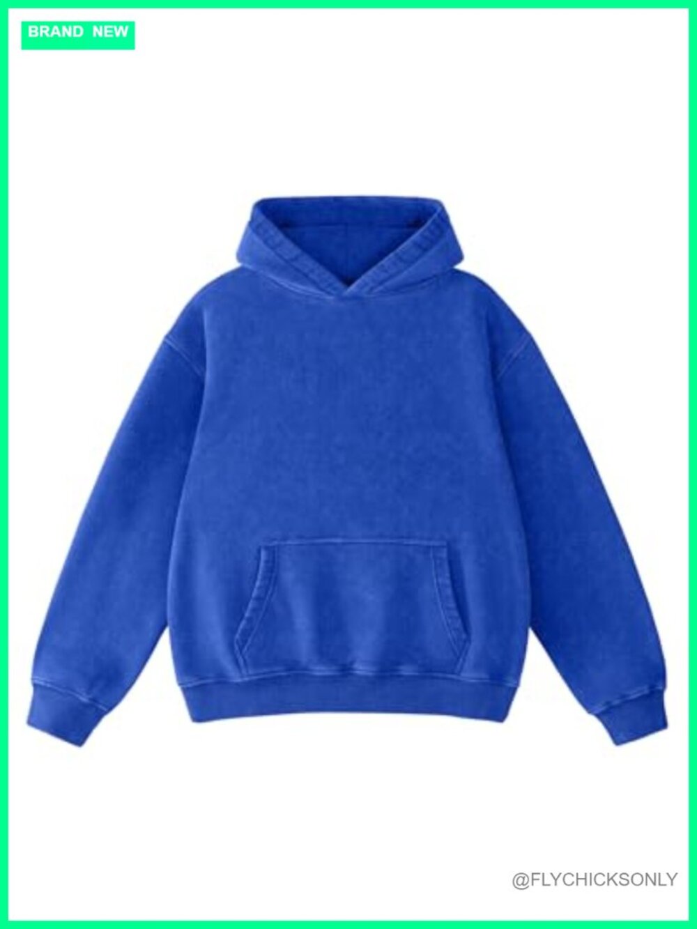 Oversized Heavyweight Fleece Hoodie Pullover Vintage Acid Wash Sweatshirt